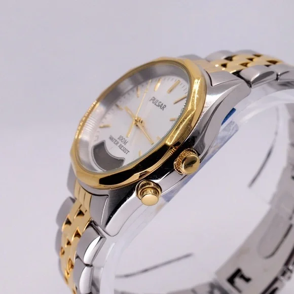 Pulsar Seiko Vintage V071-X015 Analog Digital Mens Dress Watch - Picture 4 of 7